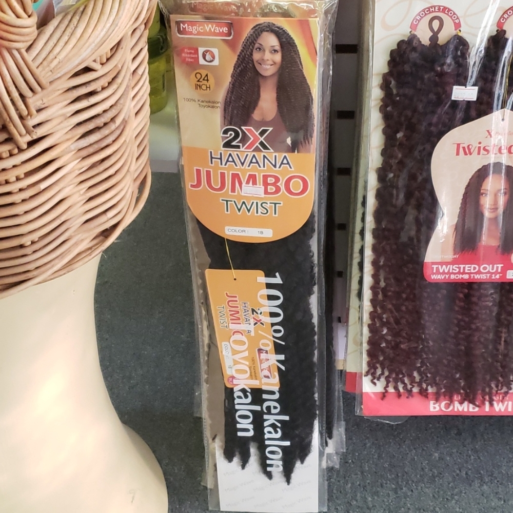 2x Havana Jumbo Twist 24" #1B